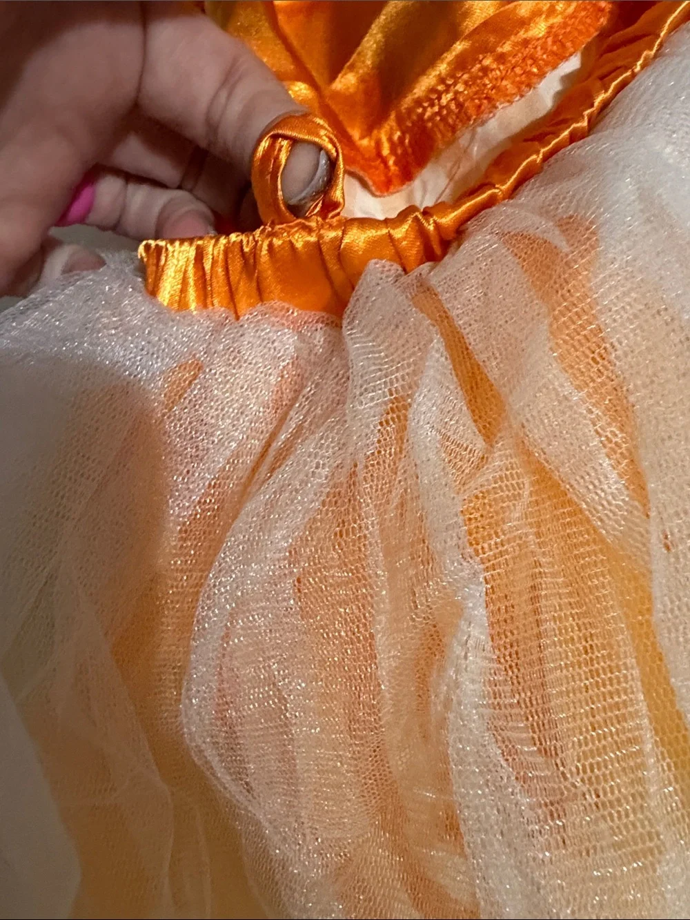 Orange Pumpkin Tutu Costume for Kids - Halter Dress